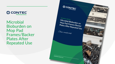 PRO LIT THUMB - Microbial Bioburden on Mop Pad Frames-Backer Plates After Repeated Use