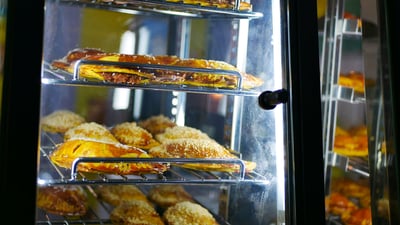 Bakery display racks